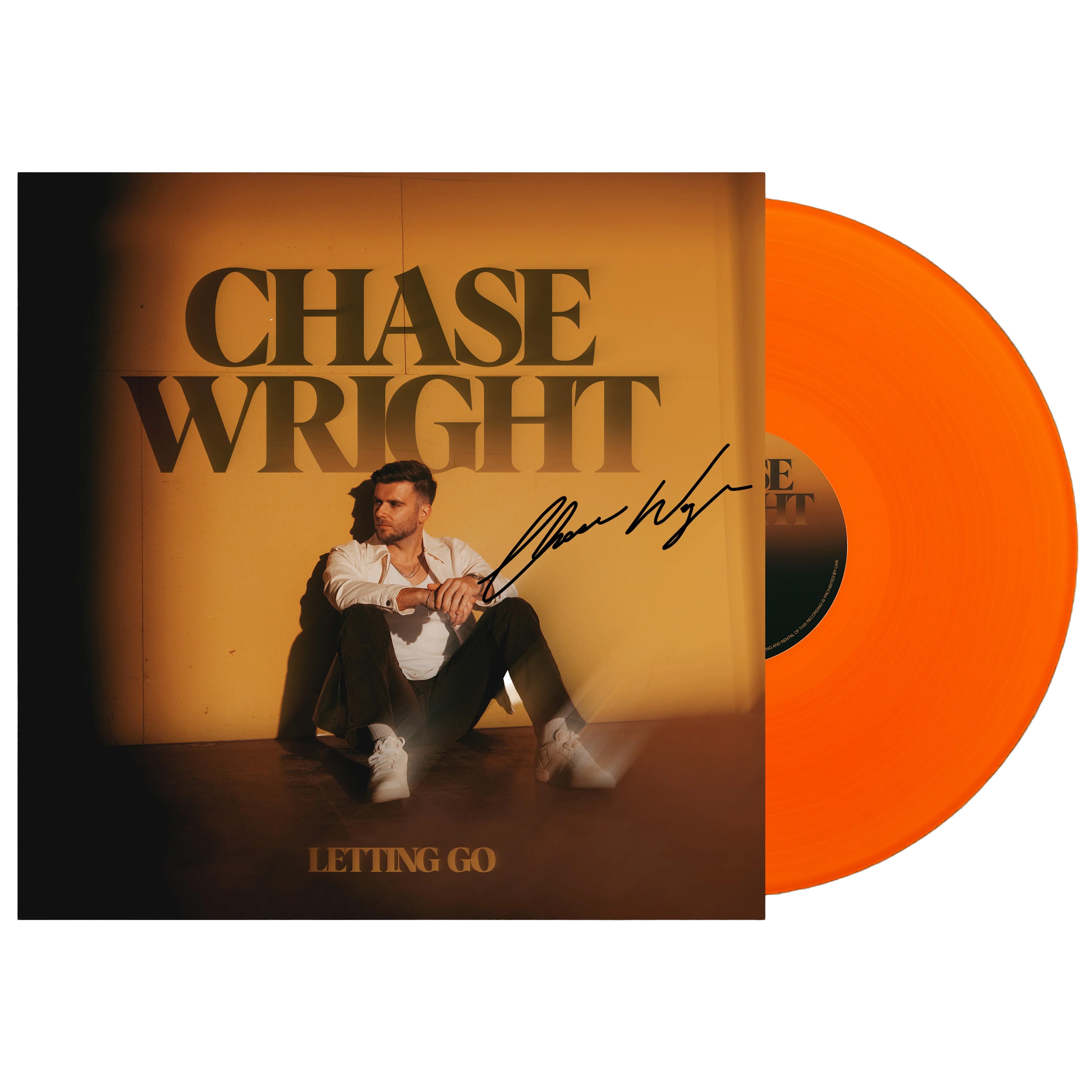 (Signed) CHASE WRIGHT - LETTING GO - Limited Edition Vinyl Record