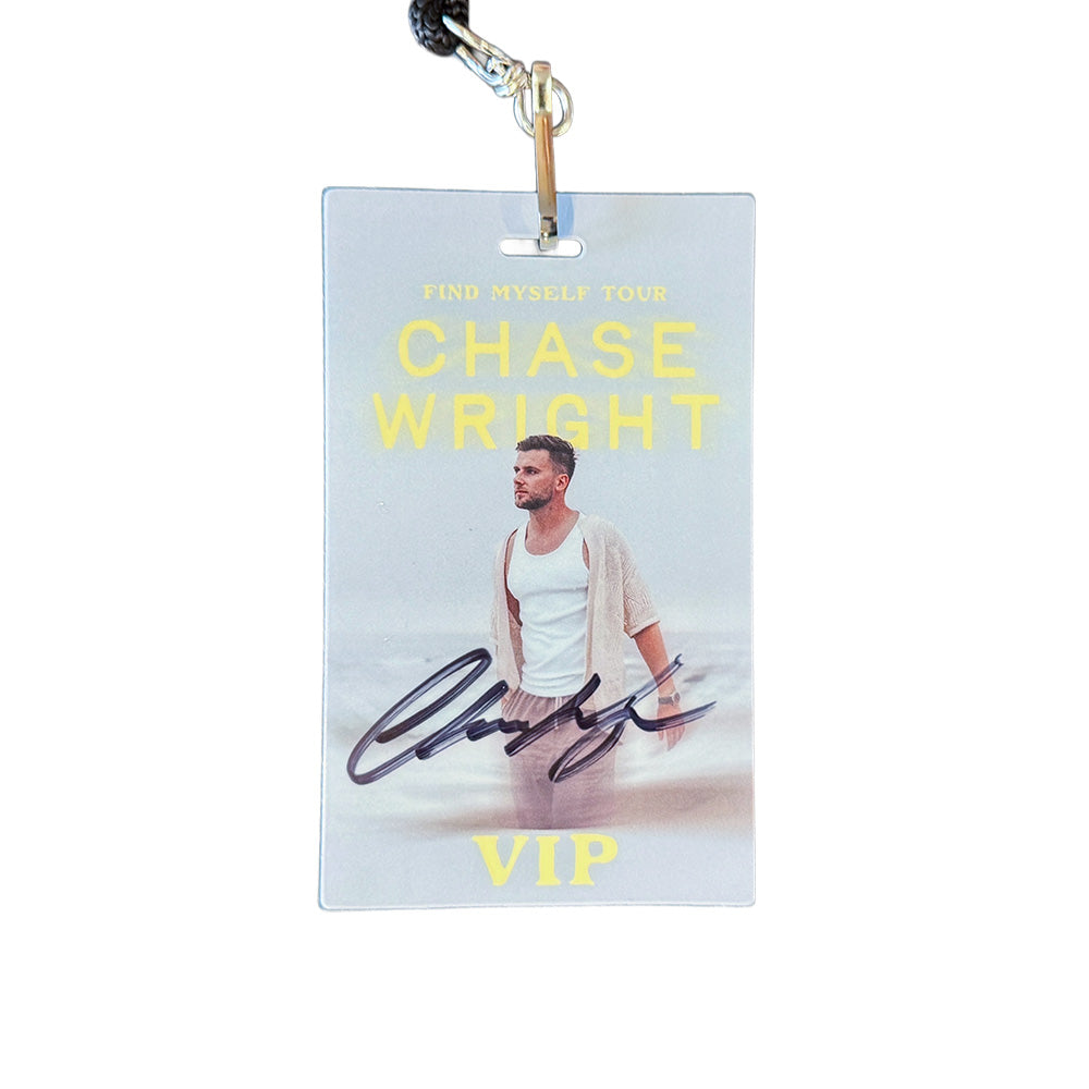 (Signed) 2025 Find Myself VIP Tour Laminate Badge